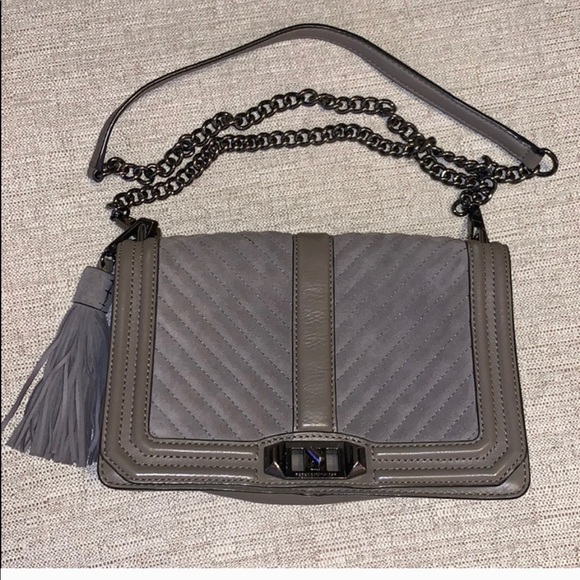 Rebecca Minkoff suede crossbody bag - Picture 1 of 7
